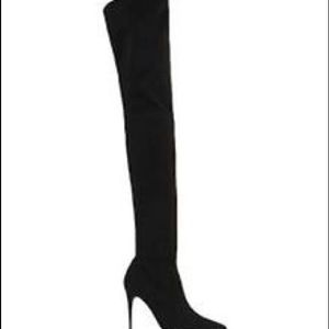 Steve Madden Dominique thigh high black boots